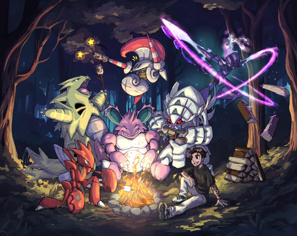 [OC] Drew an updated team portrait with some faves!
