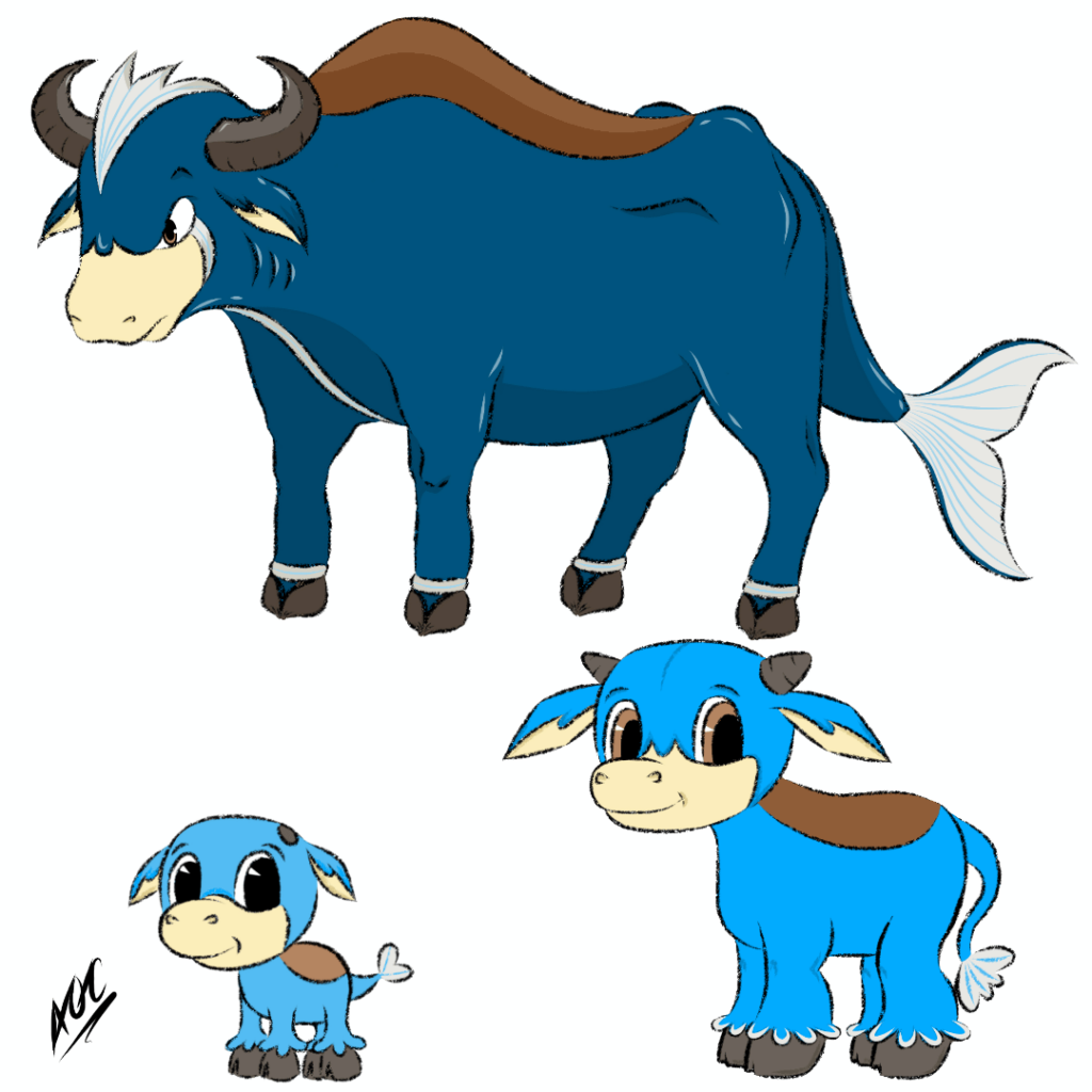 My very own water type Pokemon evolution 😅