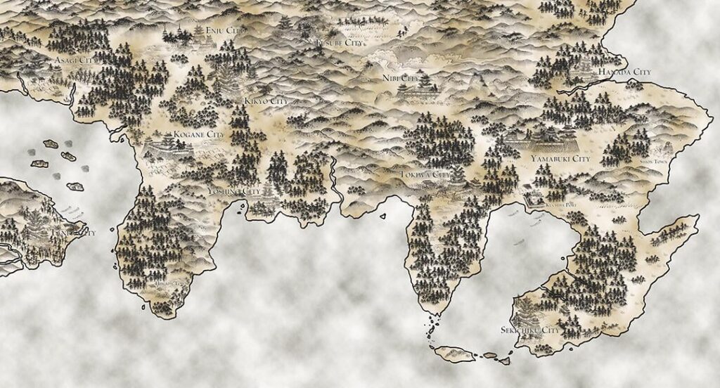 Made a map for a campaign I’m planning.