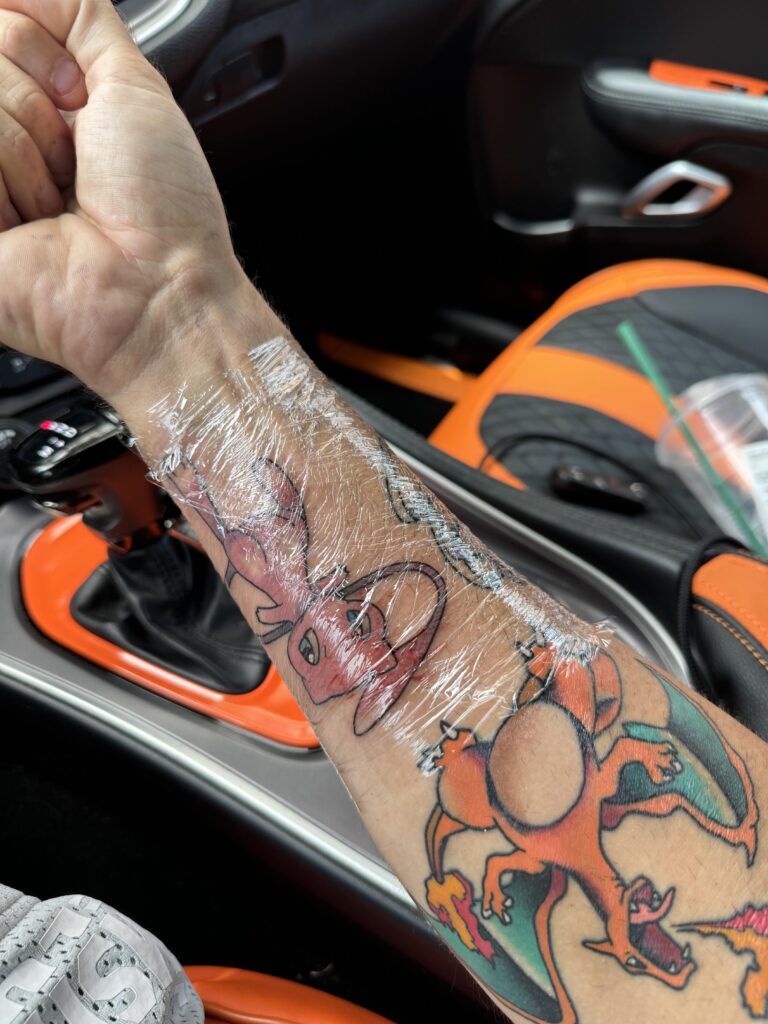 Just got a mew tattoo