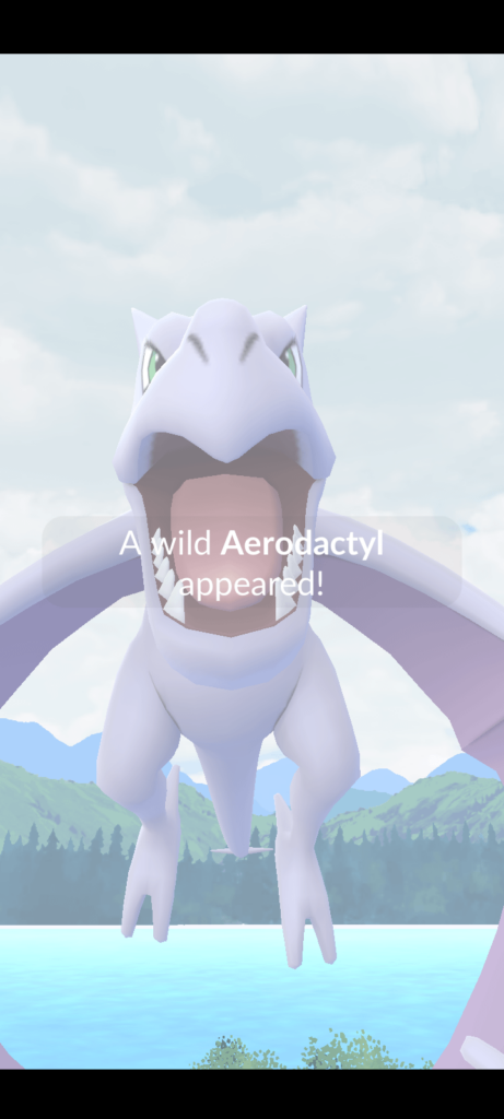 Oh an Aerodactyl I should check if it's shAAAAAHH