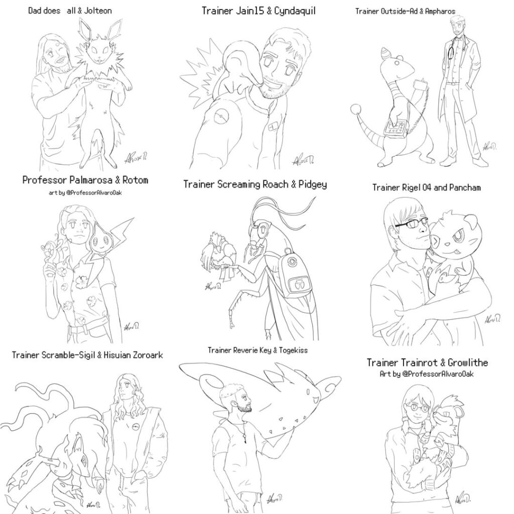 [OC] Free sketch I've made for trainers here