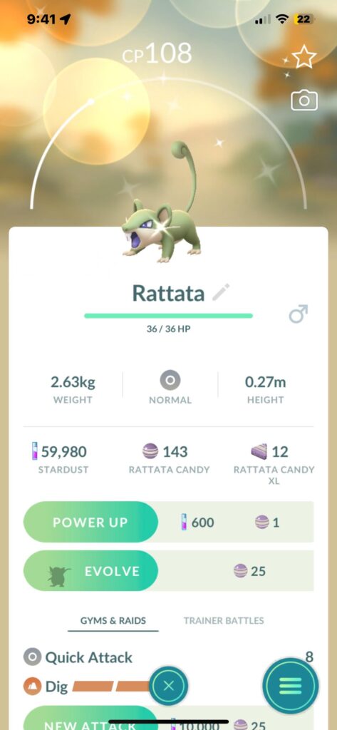 After 8 years of playing, I finally caught one !