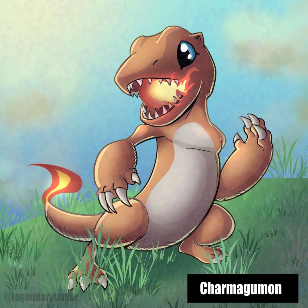 Hello everyone! Just a little mix of Charmander with Agumon, it seems obvious and there must be a lot of art out there, but I don't see much of it and decided to do it, I found it interesting. Thanks for appreciating!