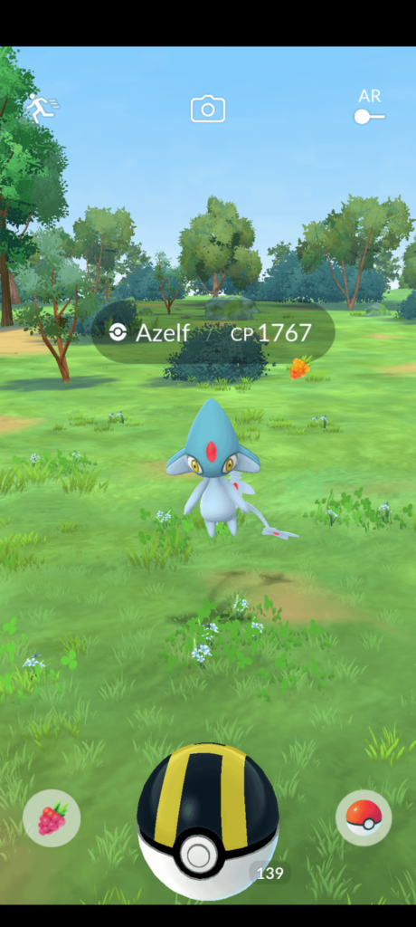 Found my first wild Azelf