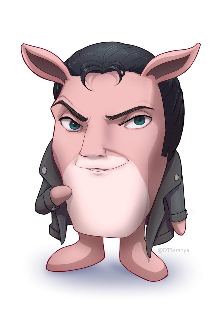 My friend asked me to draw a Wigglytuff who is also a greaser.
