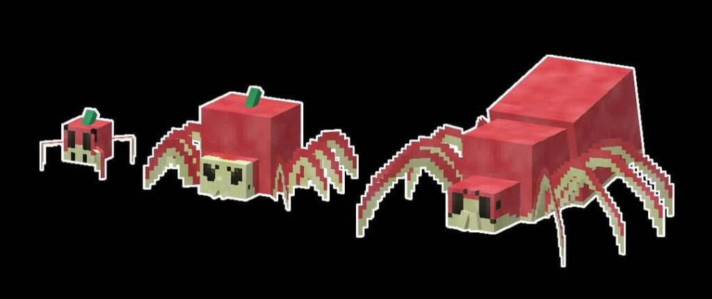 Some fakemon I created for a creature collector Minecraft mod