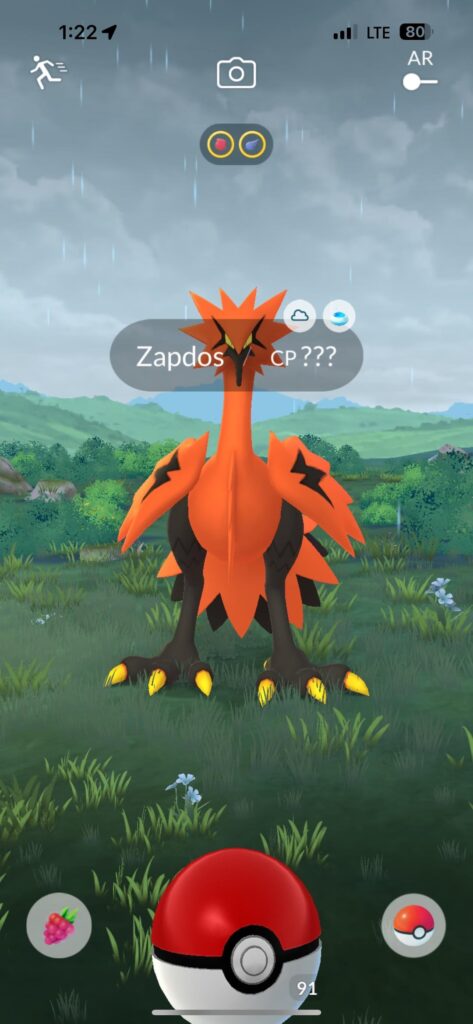 Just caught this 1 gold raz and 1 ultra ball. Spun 1 time too😵‍💫🫡