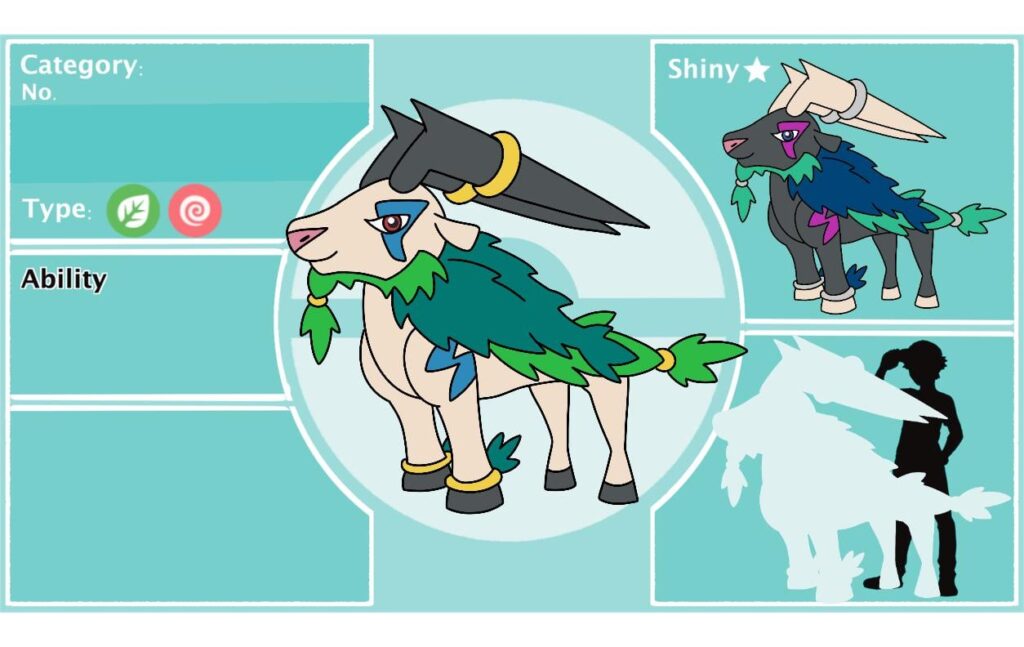 Grass starter final evo for my Norway-based fakemon project!