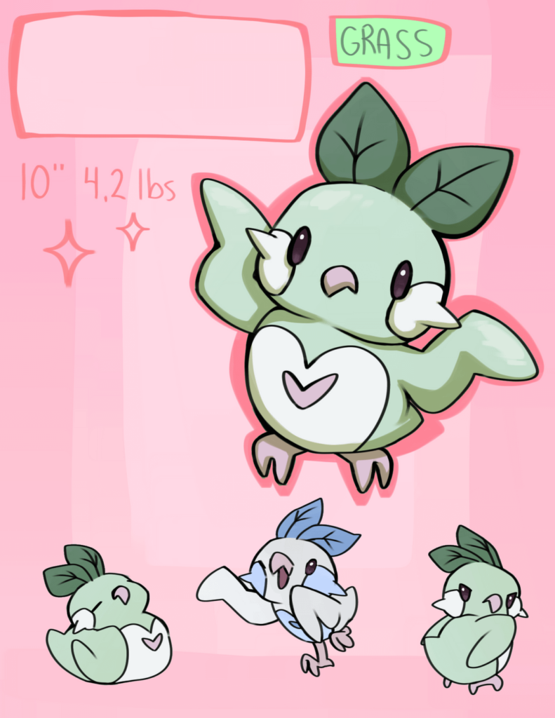Opinions on my fakemon region starters?? I didn't name them yet so if anyone has ideas plz comment :) BTW the different colored one on each image is the shiny.