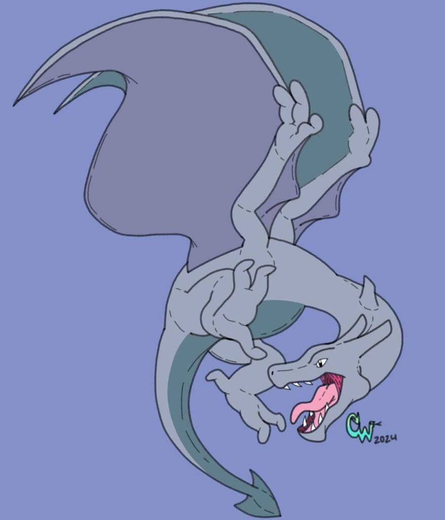 Aerodactyl and Noivern![OC]