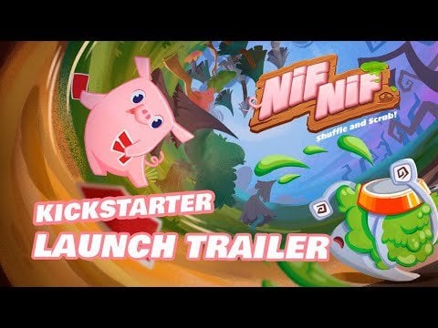 Nif Nif Kickstarter Launch Trailer - Roguelike Deckbuilder for Parents and Kids