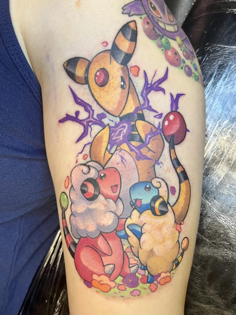 Mareep line I had done over the weekend!
