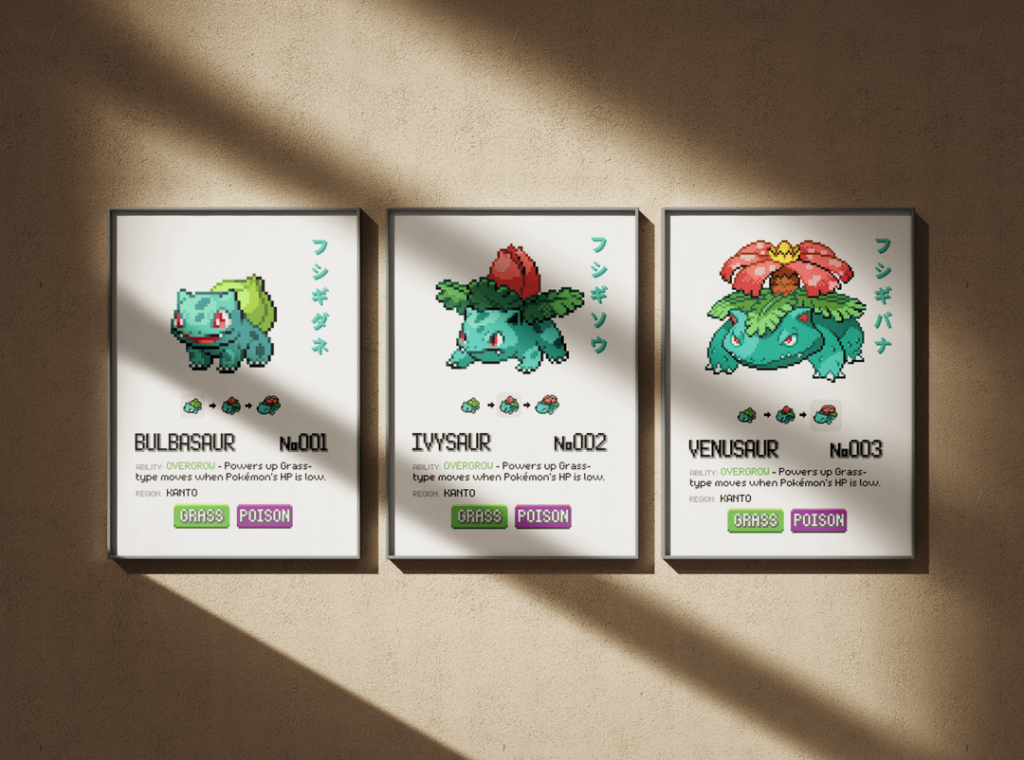What do you guys think of these Pokemon Posters I made?