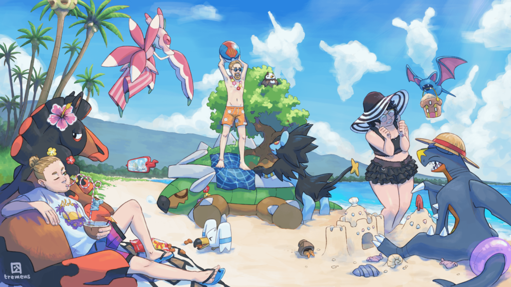 [OC] alolan vacation (honolulu championship commission). who would you go with?
