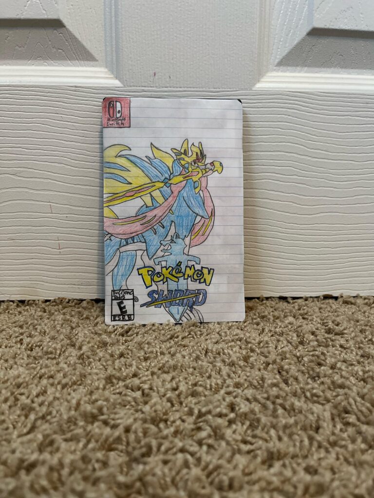 Pokemon Shield Drawn Box Art