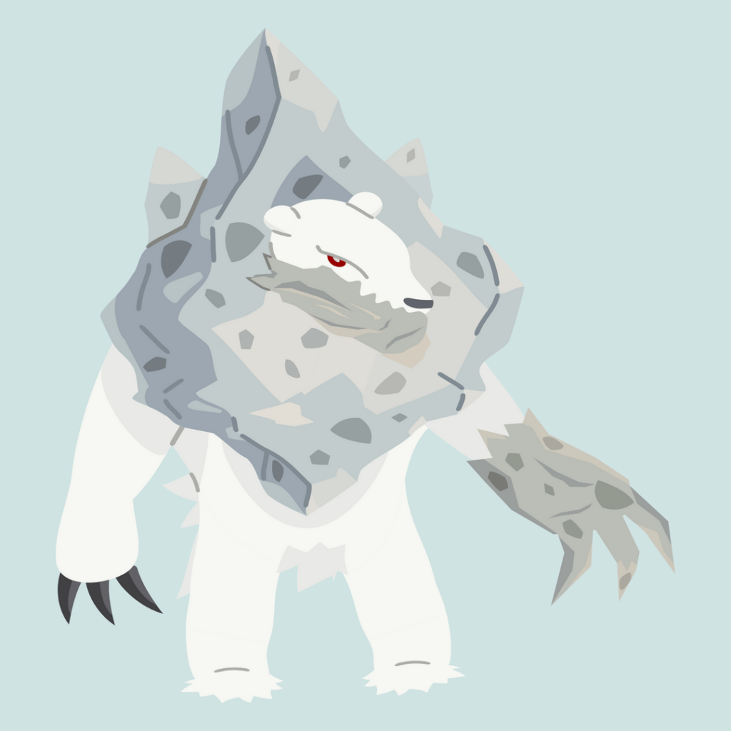 Beartic Evolution Fakemon - Permafrost Bearcier