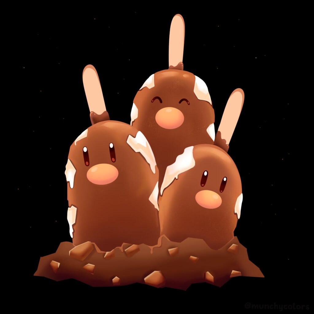 Magma Ice cream Bar Dugtrio 🤎