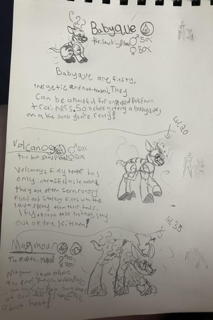 Meet the starters from the Afon region of Pokémon heart and soul![OC]  (Pls read caption)