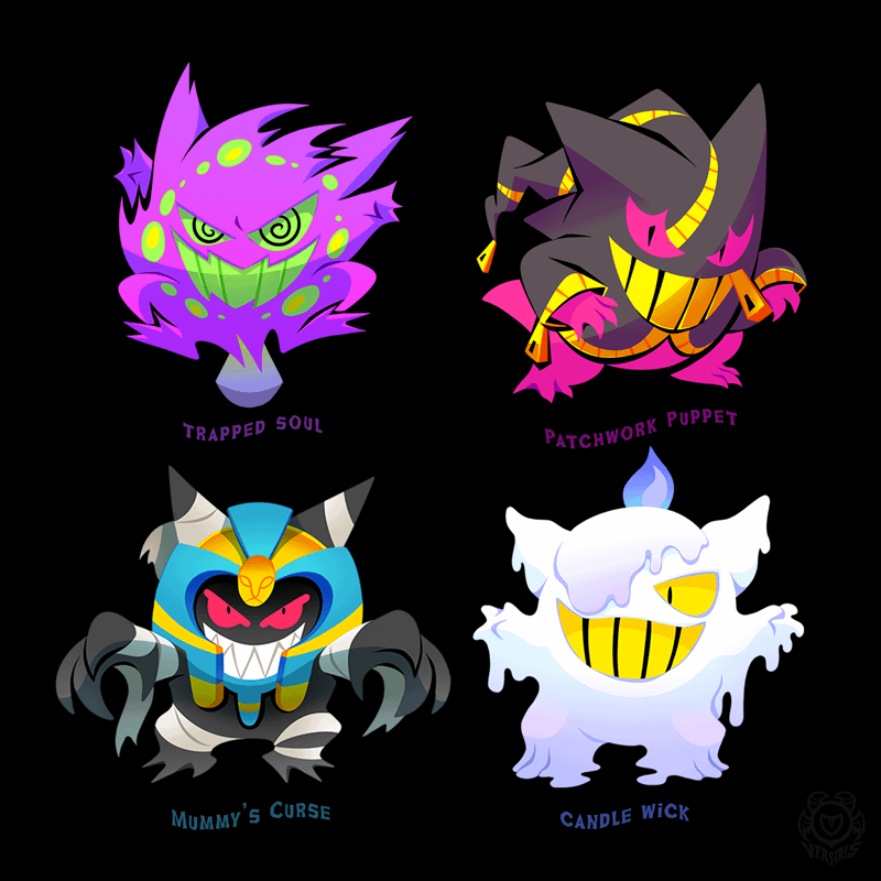 I made some Gengar fusions! 🕯