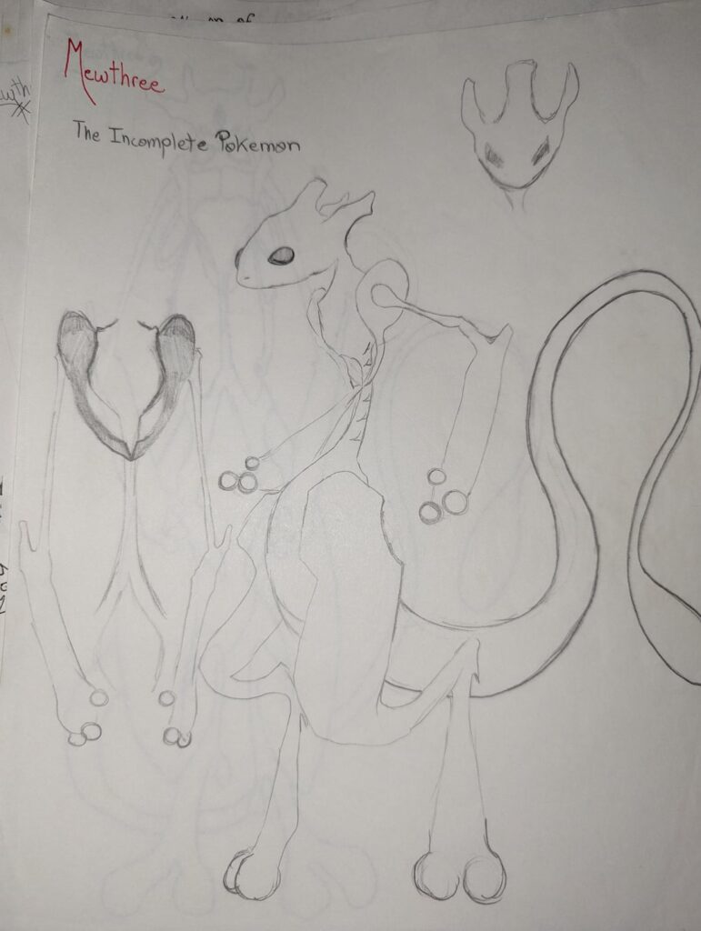 Mewthree concept art