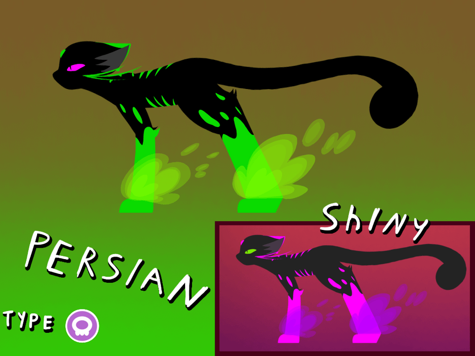 I made toxic persian (i cant draw cats TwT)