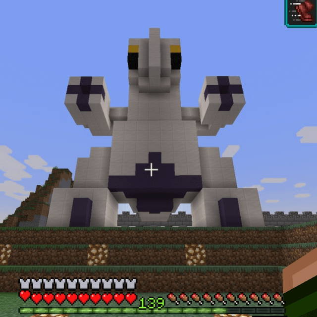 Tried making Duraludon in Minecraft