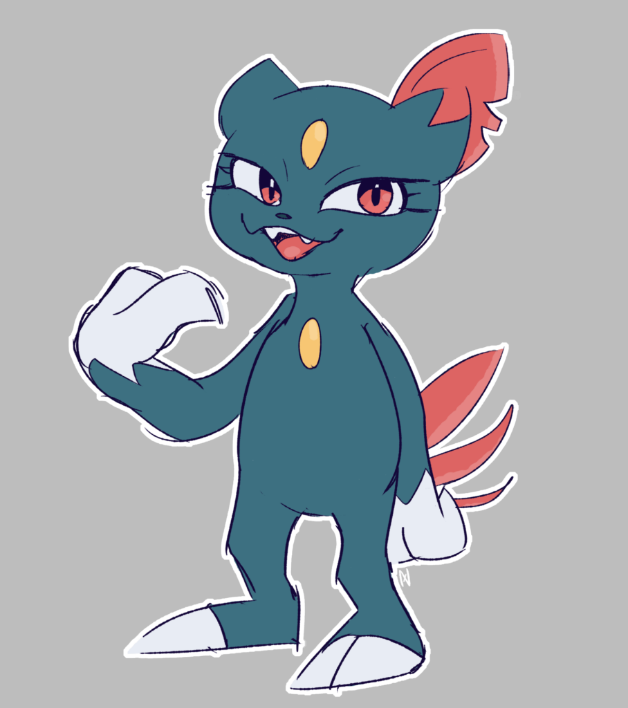 Sneasel my love (artwork by me)