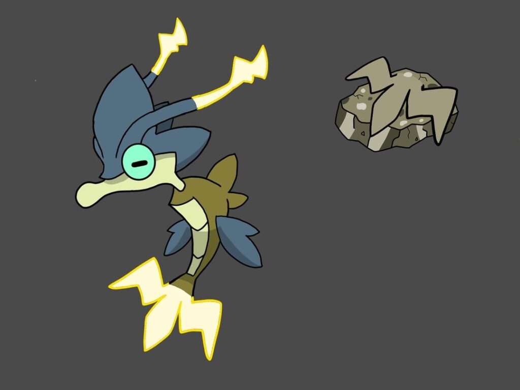 Project CROSSIL: The Perdigian Skrelp Line (NEW FOSSIL!) (FANART)