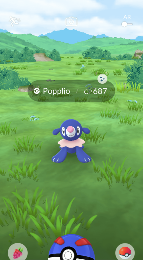 Shiny Popplio on the community day 👍