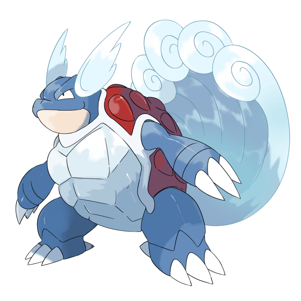 Ten Years Later, in Alola, new Mega Stones have been appearing mysteriously. You've discovered the other Kanto First Partner Pokemon also have "X" forms. Meet, Mega Blastoise X!
