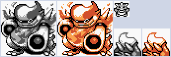 Magmortar if it was a Gen 1 Pokémon (Sprite)