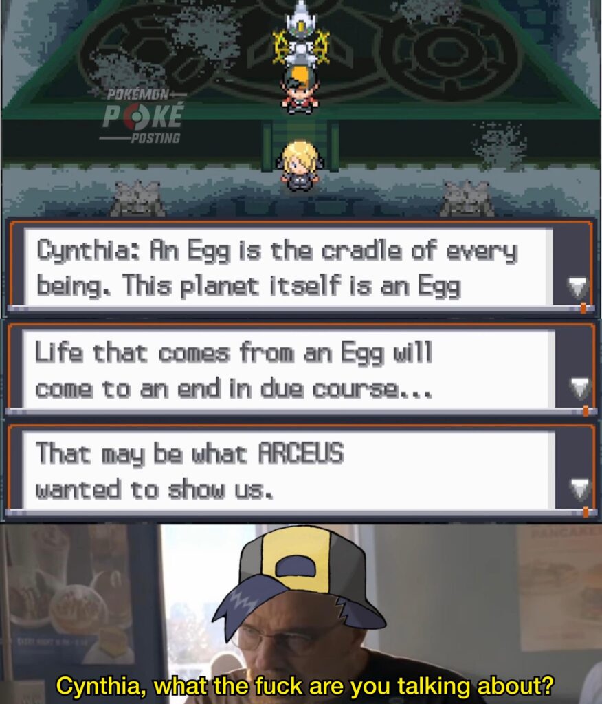 Whatever you say Cynthia. (OC)