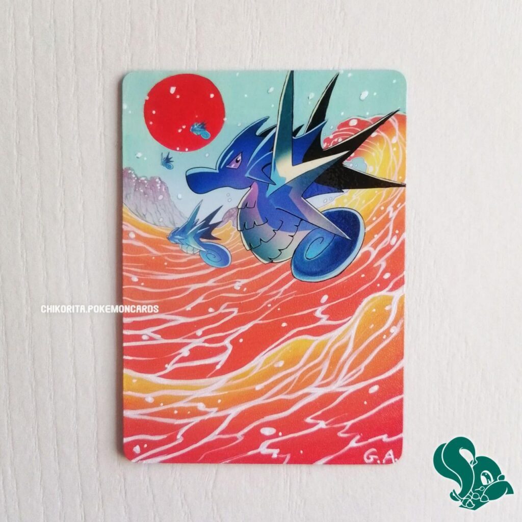 Hand painted Seadra Card!