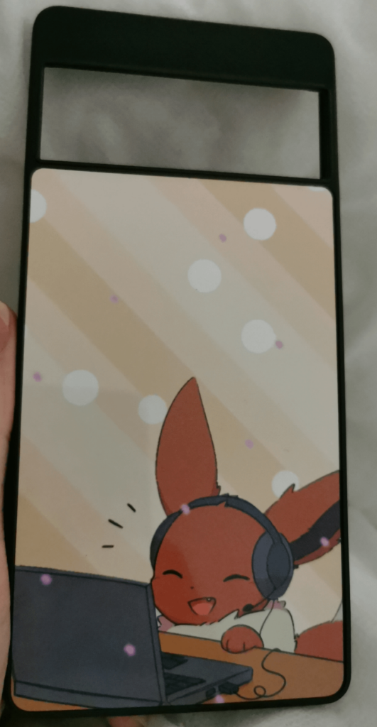 my phone case design finally arrived woo