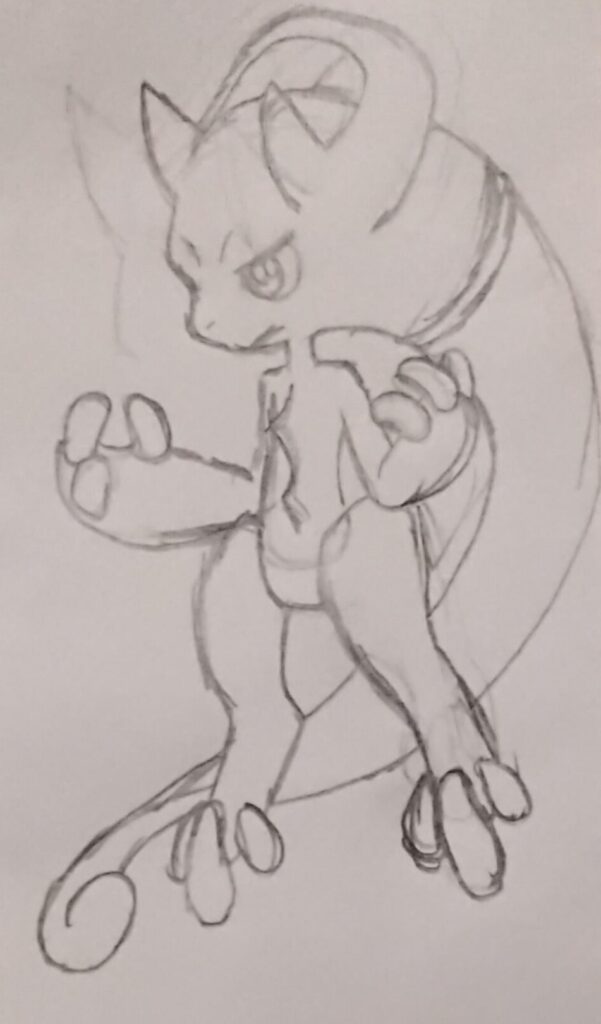 I drew Mega Mewtwo Y