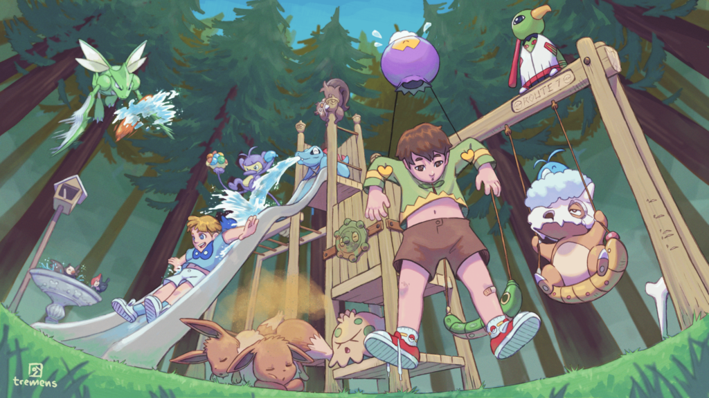 [OC] the jungle gym - nostalgic comm