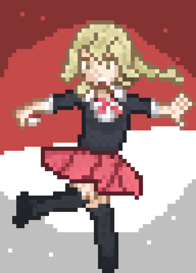 I made the Lass Trainer from X/Y as a sprite!