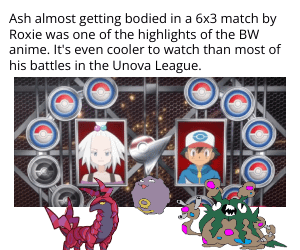 Surprisingly, one of the most epic gym battles in the Pokemon anime.