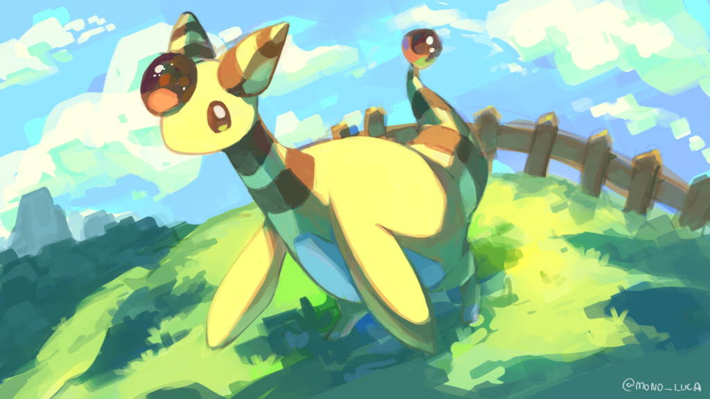 Speedpaint of Ampharos for fun!