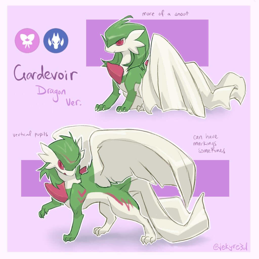 Gardevoir but Dragon [OC]