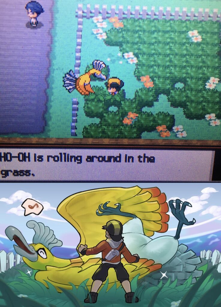 (Half OC) - My Ho-Oh loves being silly :)