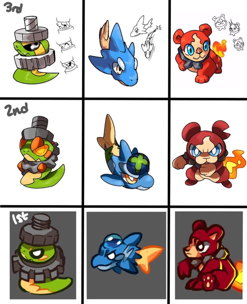 Redesign this set of starters for a 3rd time.