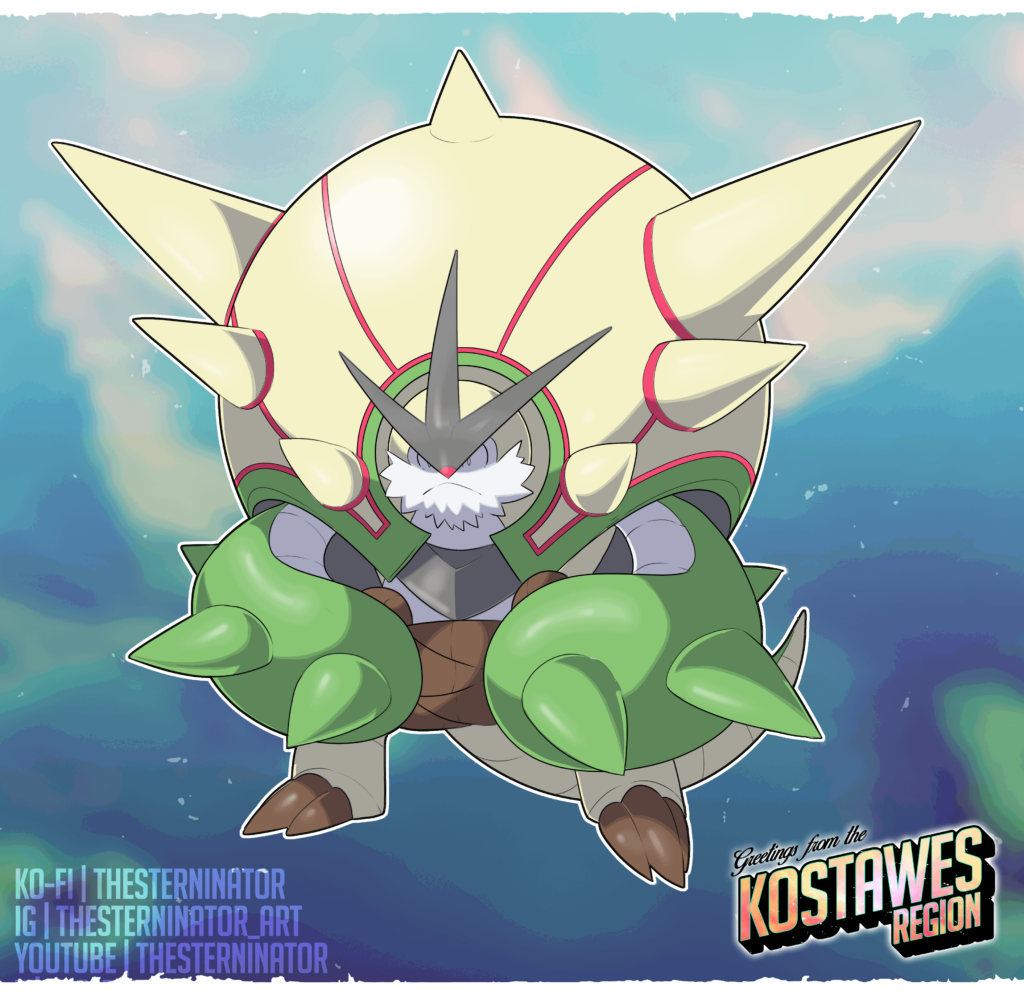 My take on a Mega Chesnaught! Process video up on YT