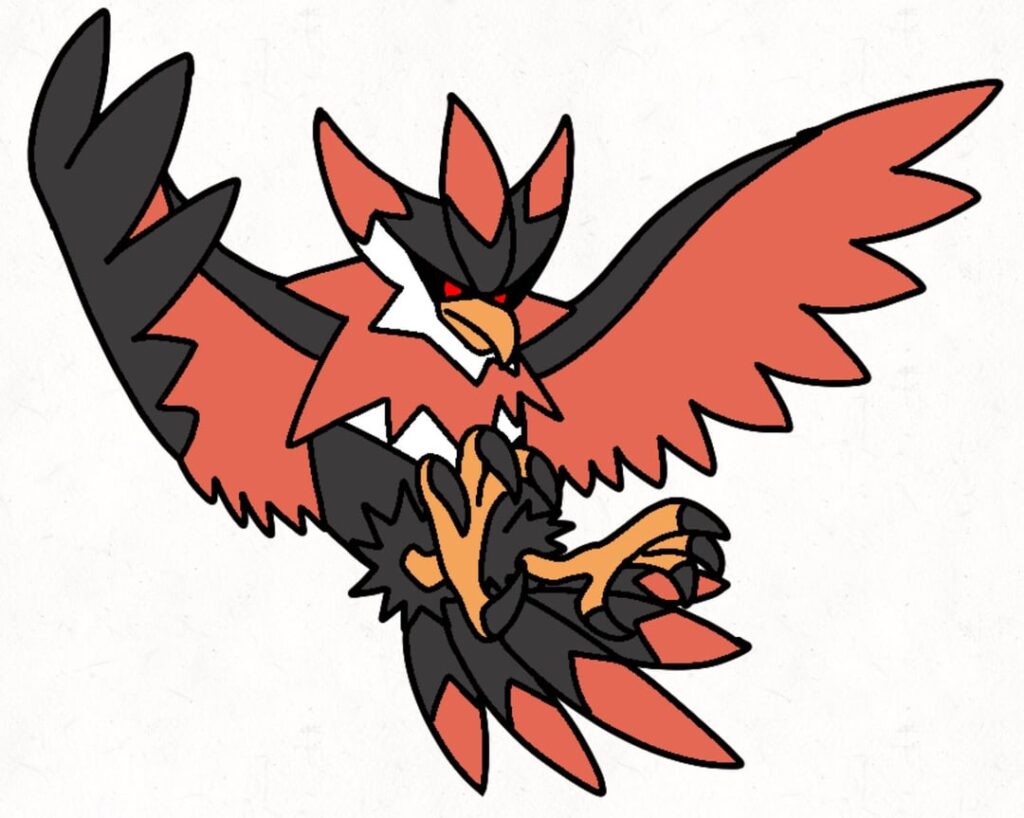 My Staraptor and Kingambit redesigns