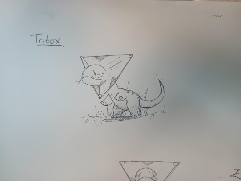 Tritox - The Frill Fakemon