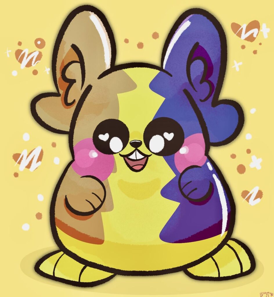 [OC] a morpeko for you ⚡️💛