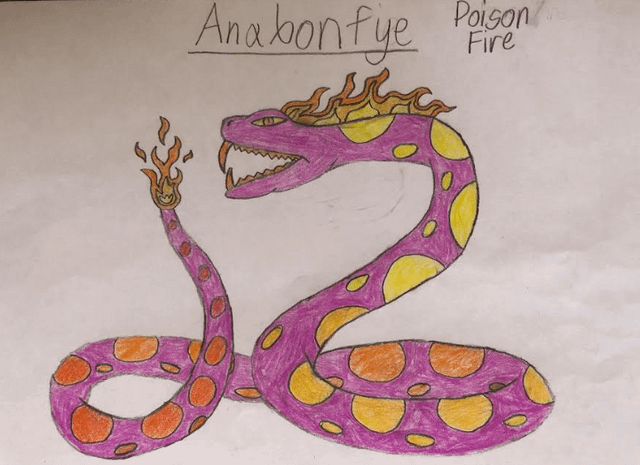 Here's my newest Fakemon, Anabonfye!