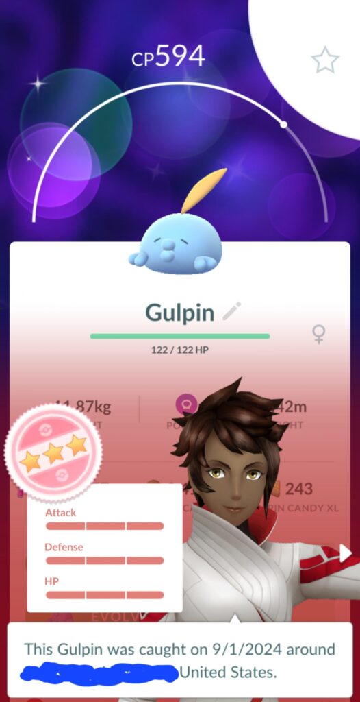 It's only took just short of 135k pokemon.