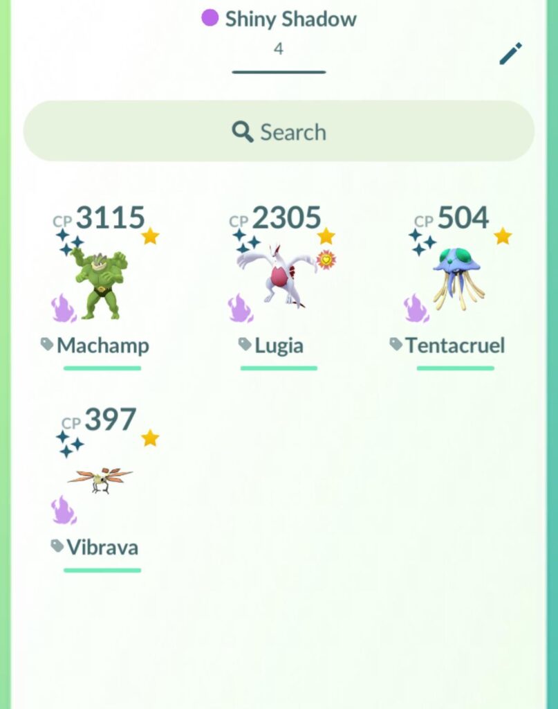 Show me your Shiny Shadows!